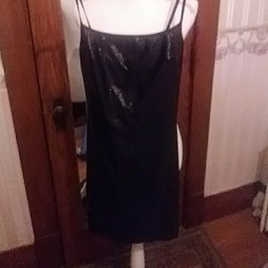 Vintage Guess shimmery little black dress medium
